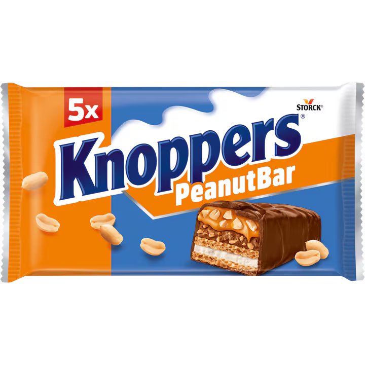knoppers pinda 5 stuks