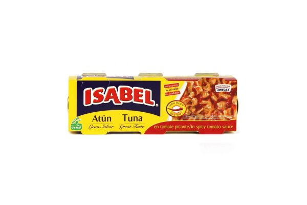 isabel tonijn tomatensaus heet 3keer 80g