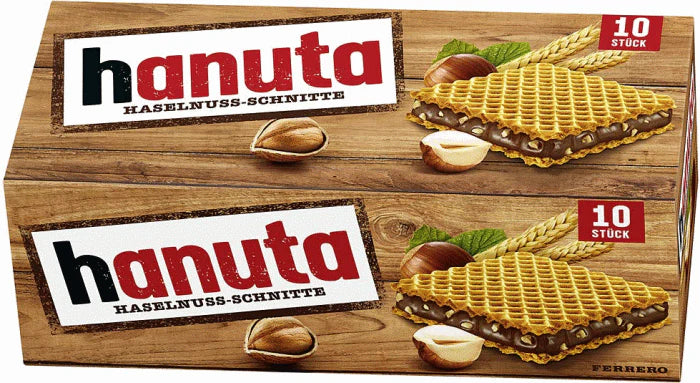 hanuta hazelnoot choco wafel 10 stuks