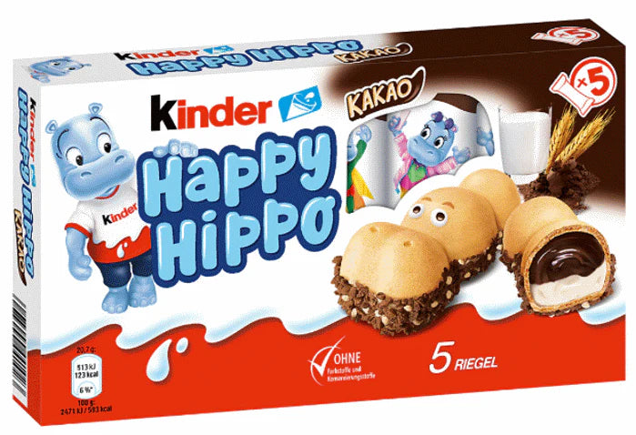kinder happy hippo 5 stuks