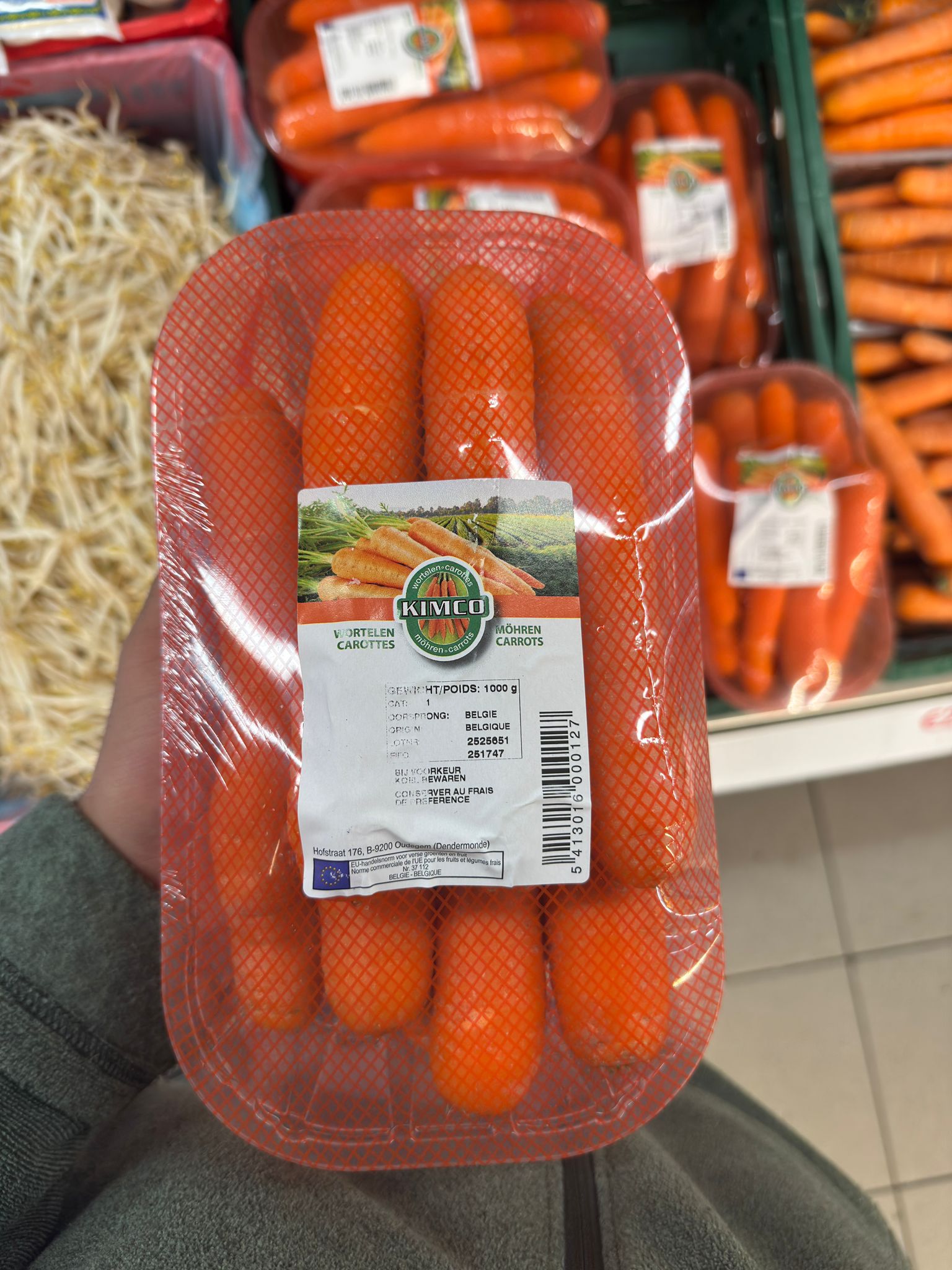 wortels 1 kg pak