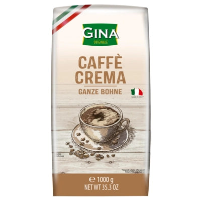gina cafe crema koffiebonen 1kg