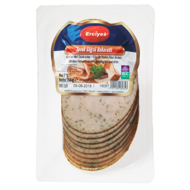 kipfilet tuinkruiden 150 gr