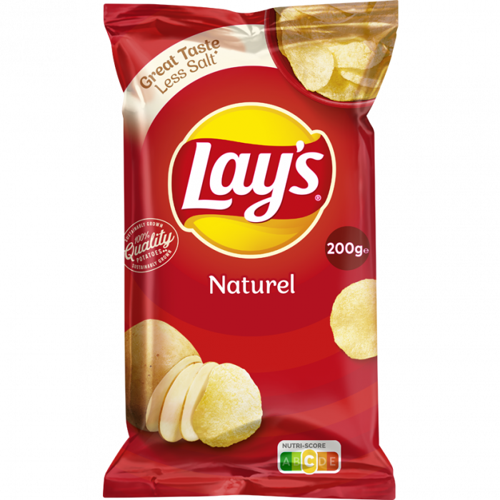 Lays naturel 200gr