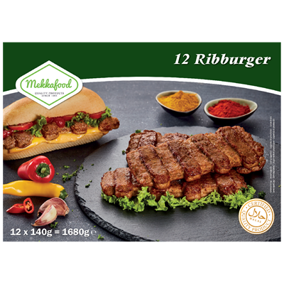 mekkafood ribburger 12 stuks